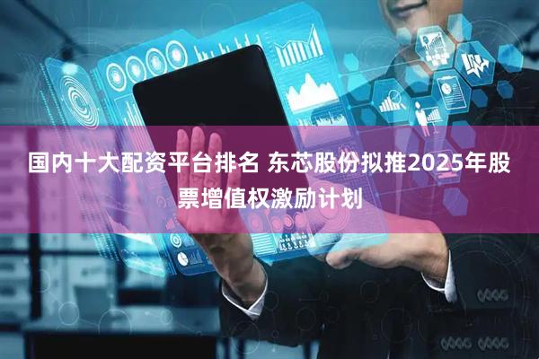 国内十大配资平台排名 东芯股份拟推2025年股票增值权激励计划