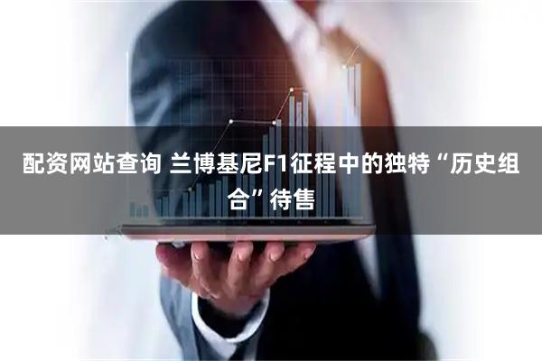 配资网站查询 兰博基尼F1征程中的独特“历史组合”待售